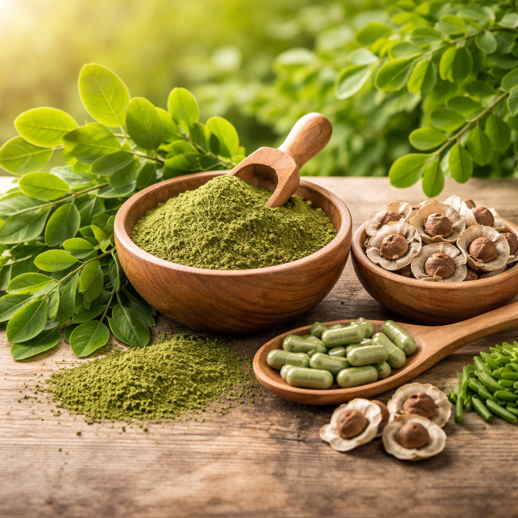 Organic Moringa - Premium Leaves, Powder & Seeds